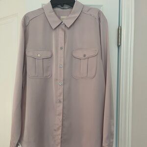 Woman’s classic placket pocket blouse